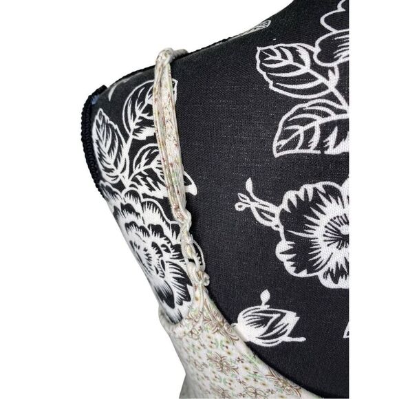 Y2K Vintage Geometric Braided Cami Tank Top Boho Bohemian Hippie Summer Beach - Picture 11 of 14